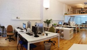 Vista general del coworking